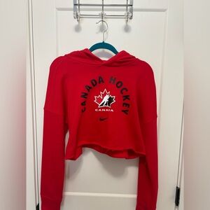 Nike Hockey Canada Cropped Hoody. Worn once.